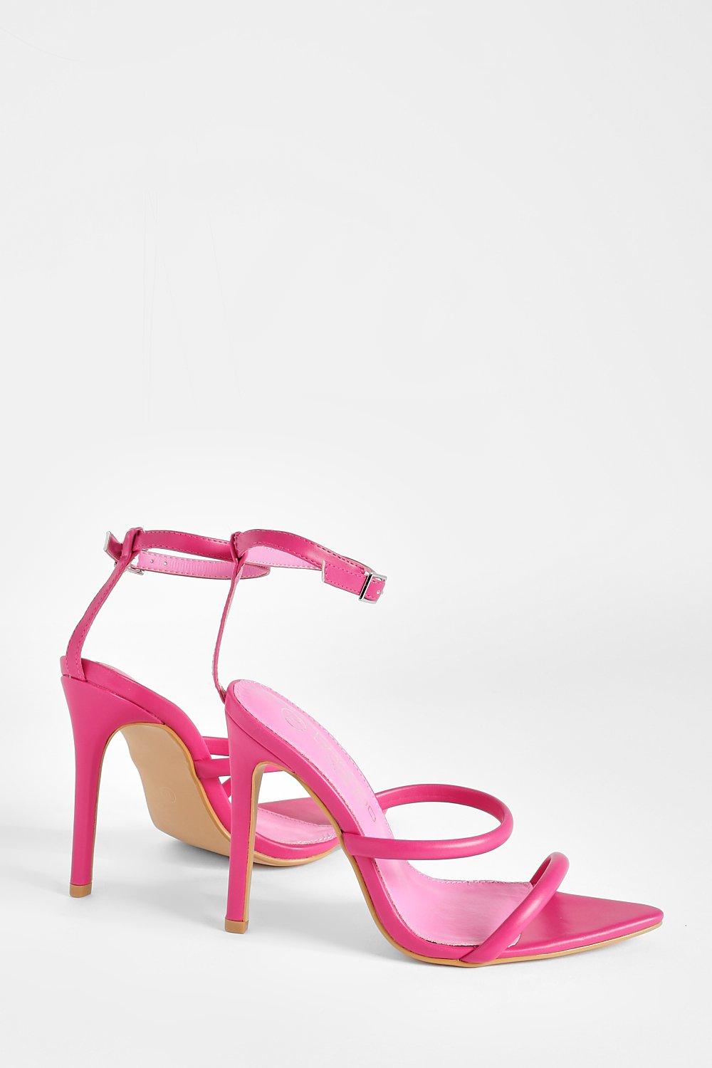 Hot pink shop heels wide width